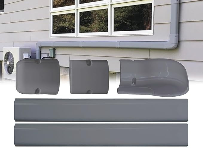 3" Kit (2x39" Hide-A-Line, Wall Cover, Coupler, End Cap)