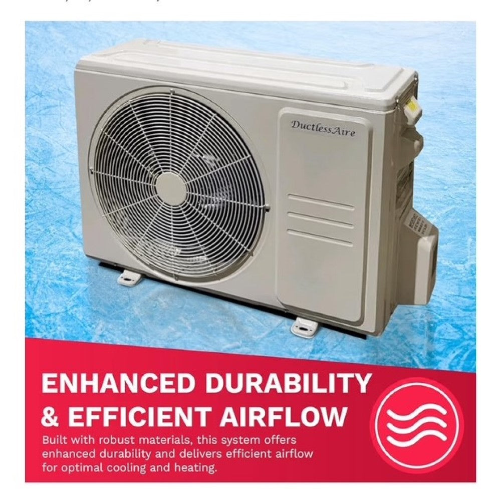 9,000 BTU 20 SEER2 R454b Mini Split Heat Pump - (350-400 Sq. Ft. Coverage) Model # 454-09-KA