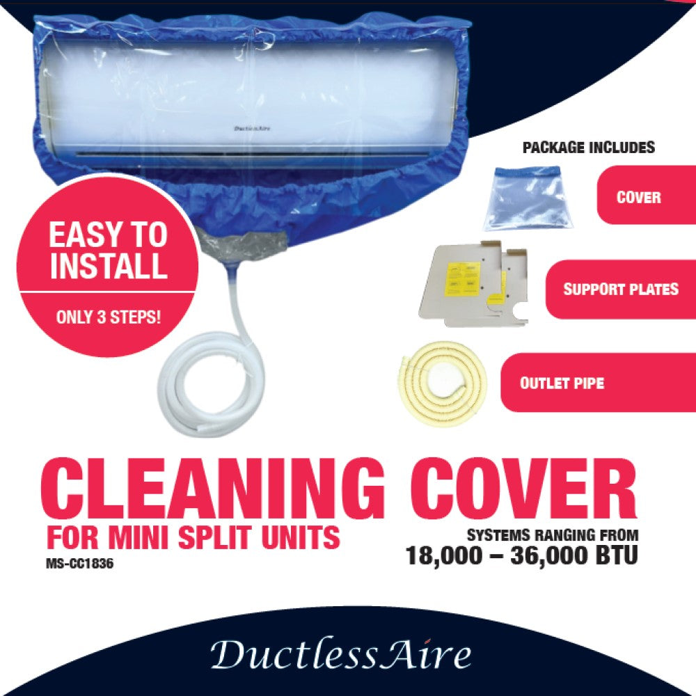Mini Split Cleaning Cover 18,000 BTU to 36,000 BTU Units