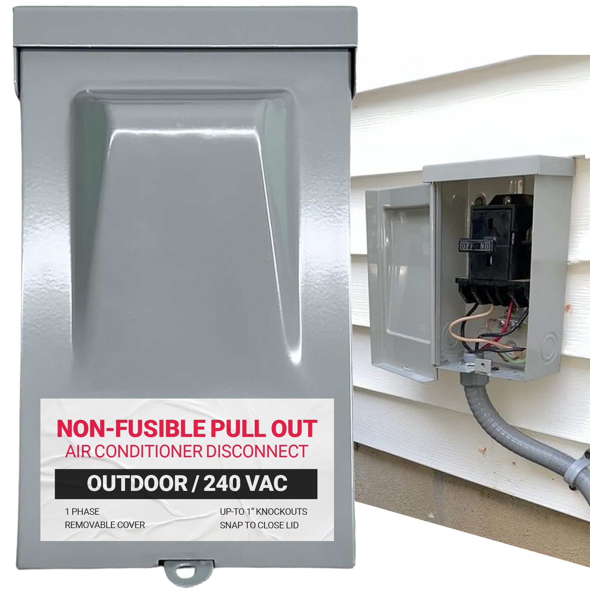 60 Amp Non-Fusible Disconnect