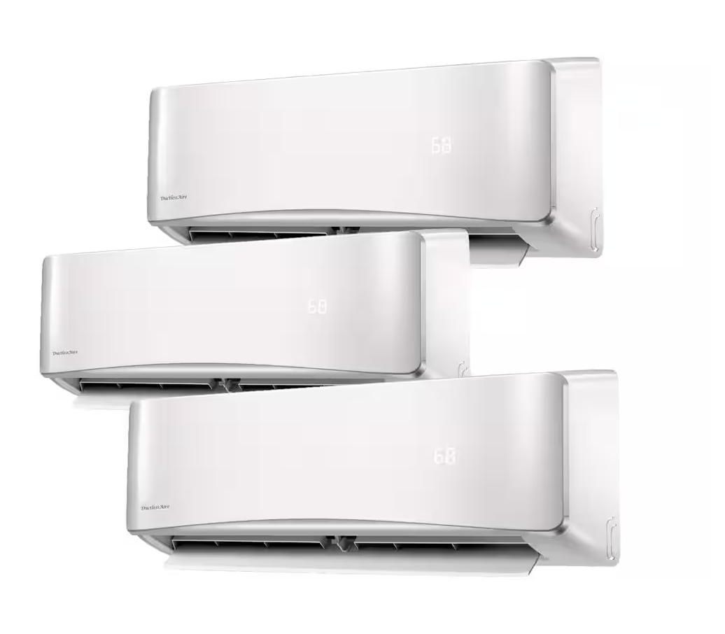 28,000 BTU R454b Multi Zone with (3) 9000 BTU Indoor Units (Up to 1,100 Combined Sq. Ft. Coverage)