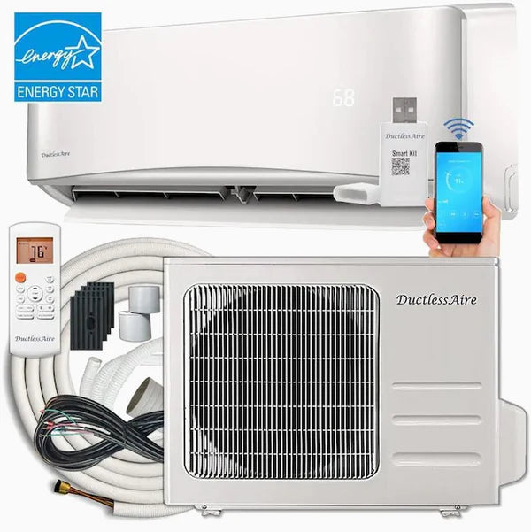 9,000 BTU 24 SEER2 Mini Split Heat Pump - (350-400 Sq. Ft. Coverage)