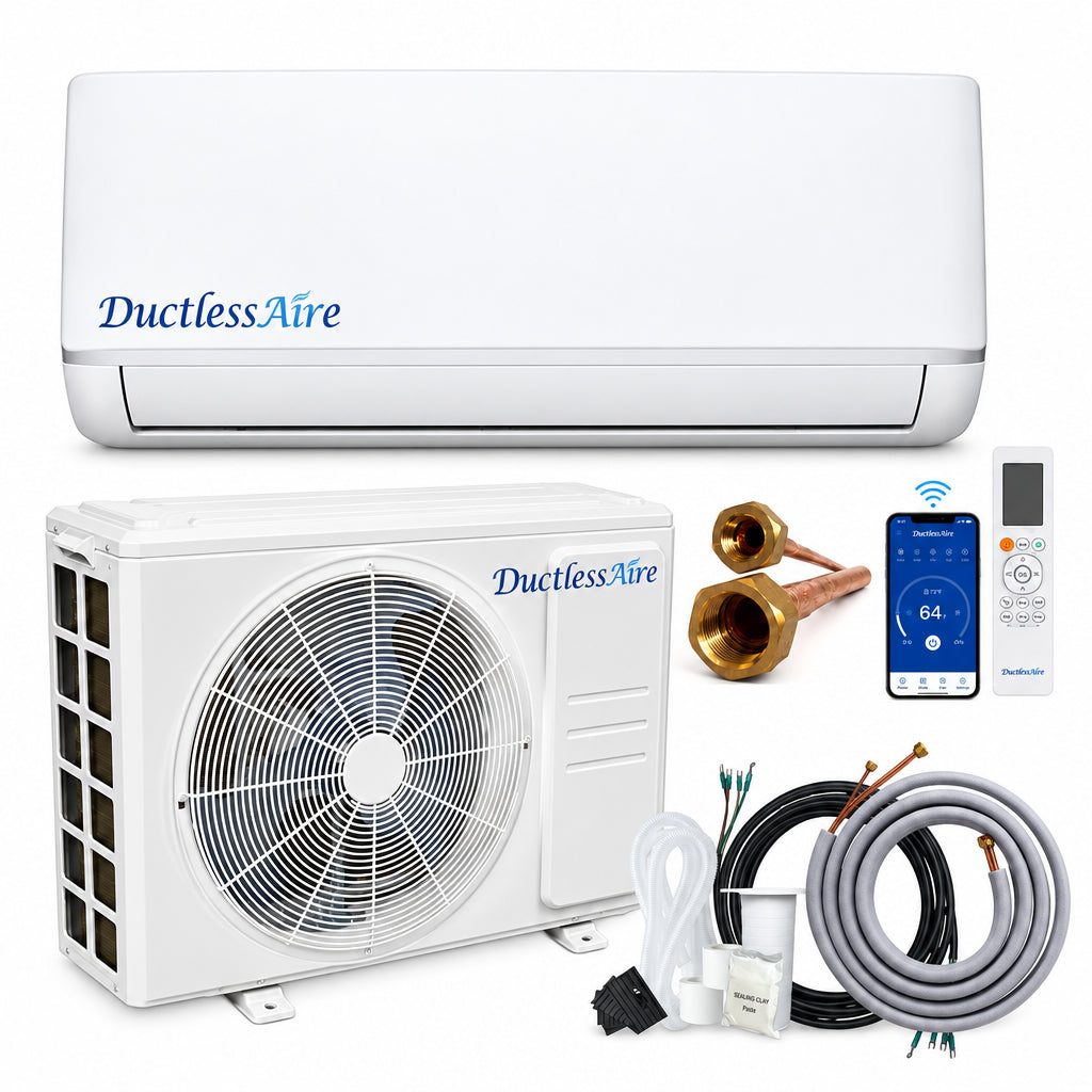 9,000 BTU 20 SEER2 R454b Mini Split Heat Pump - (350-400 Sq. Ft. Coverage) Model # 454-09-KA