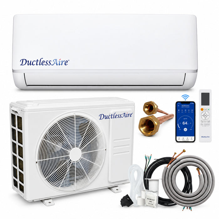 18,000 BTU 21 SEER2 R454b Mini Split Heat Pump - (650-900 Sq. Ft. Coverage) Model # 454-18-KA