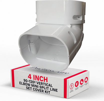 4" 120 Degree Universal Elbow Vertical