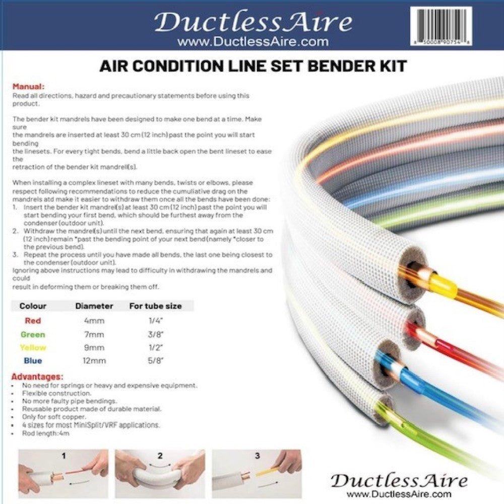 Lineset Bender Kit- 4 piece