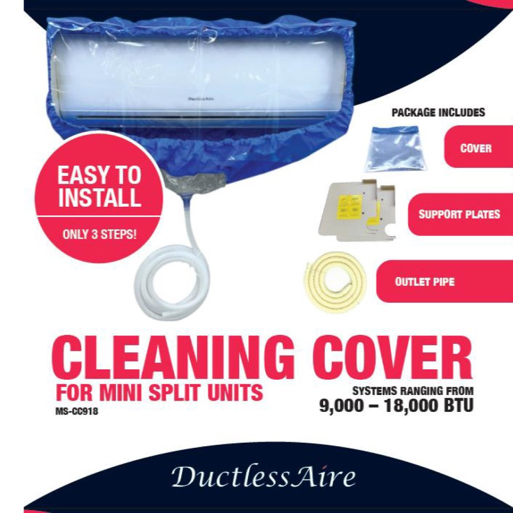 Mini Split Cleaning Cover 9,000 BTU to 18,000 BTU Unit